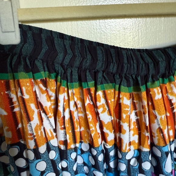 Flint & Moss Colorful Floral Print Maxi Skirt Size Large - Picture 2 of 8